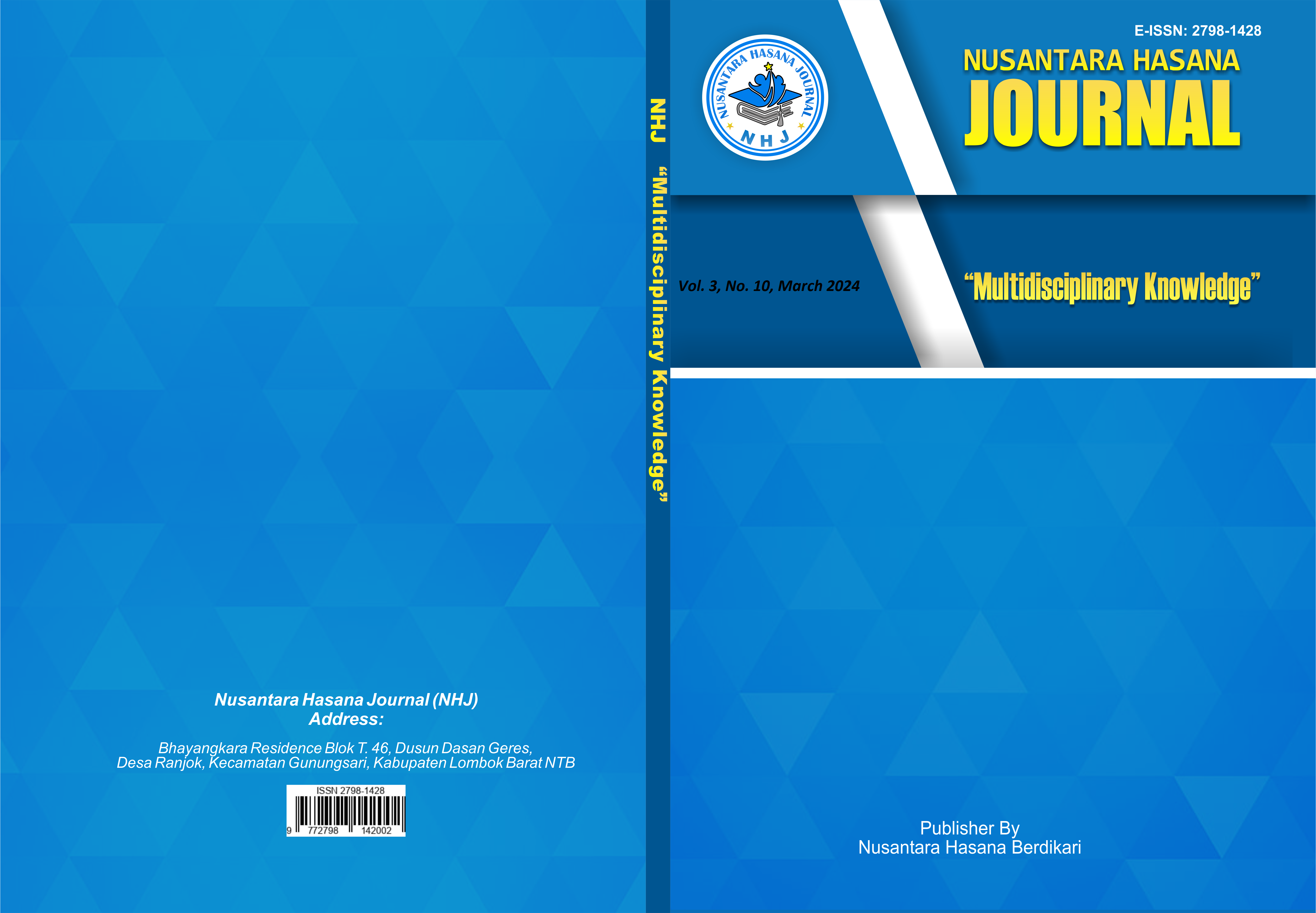 					View Vol. 3 No. 10 (2024): Nusantara Hasana Journal, March 2024
				