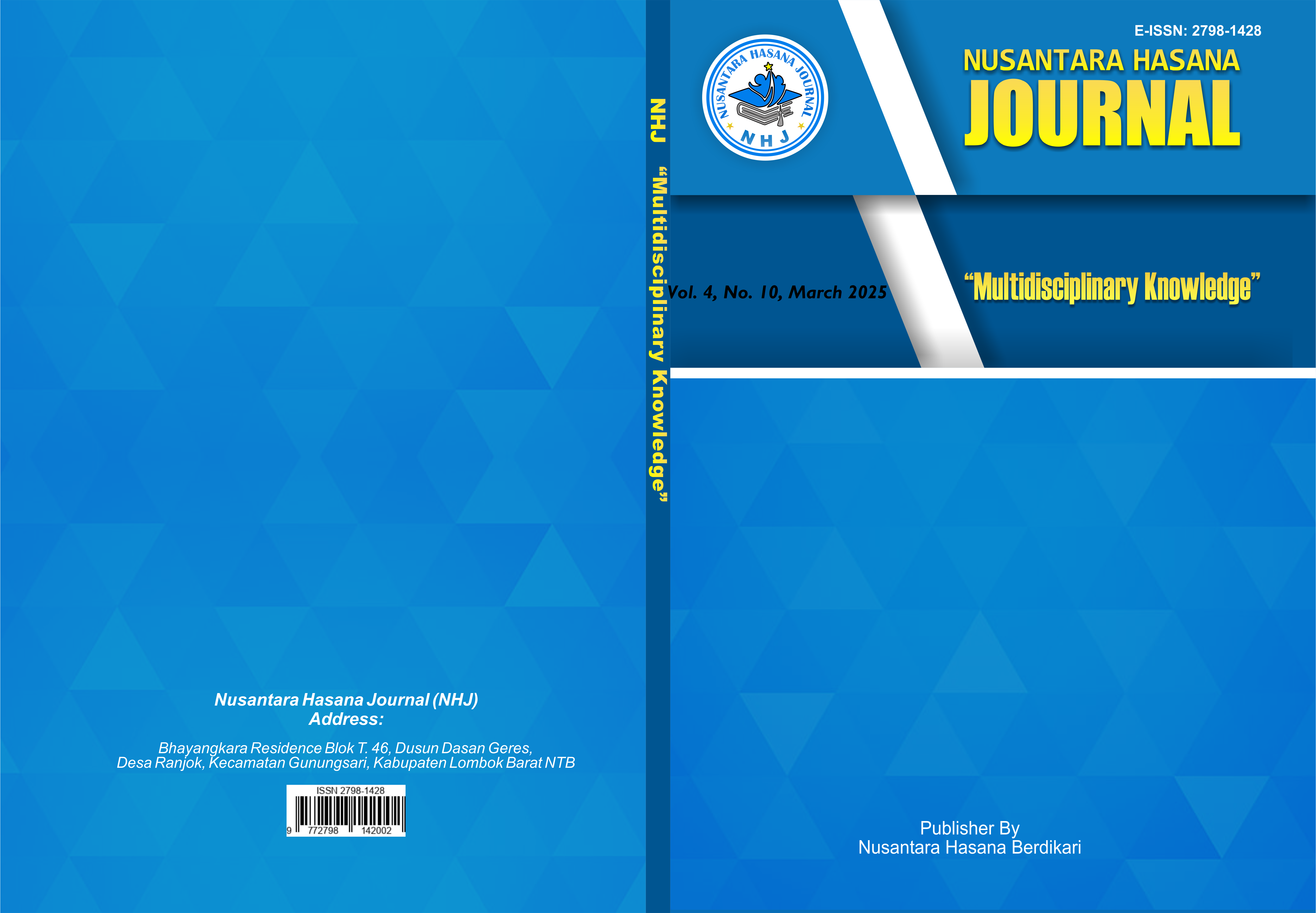 					View Vol. 4 No. 10 (2025): Nusantara Hasana Journal, March 2025
				